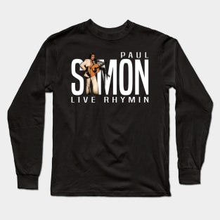 Paul Simon: Live Rhymin' 1974 Long Sleeve T-Shirt